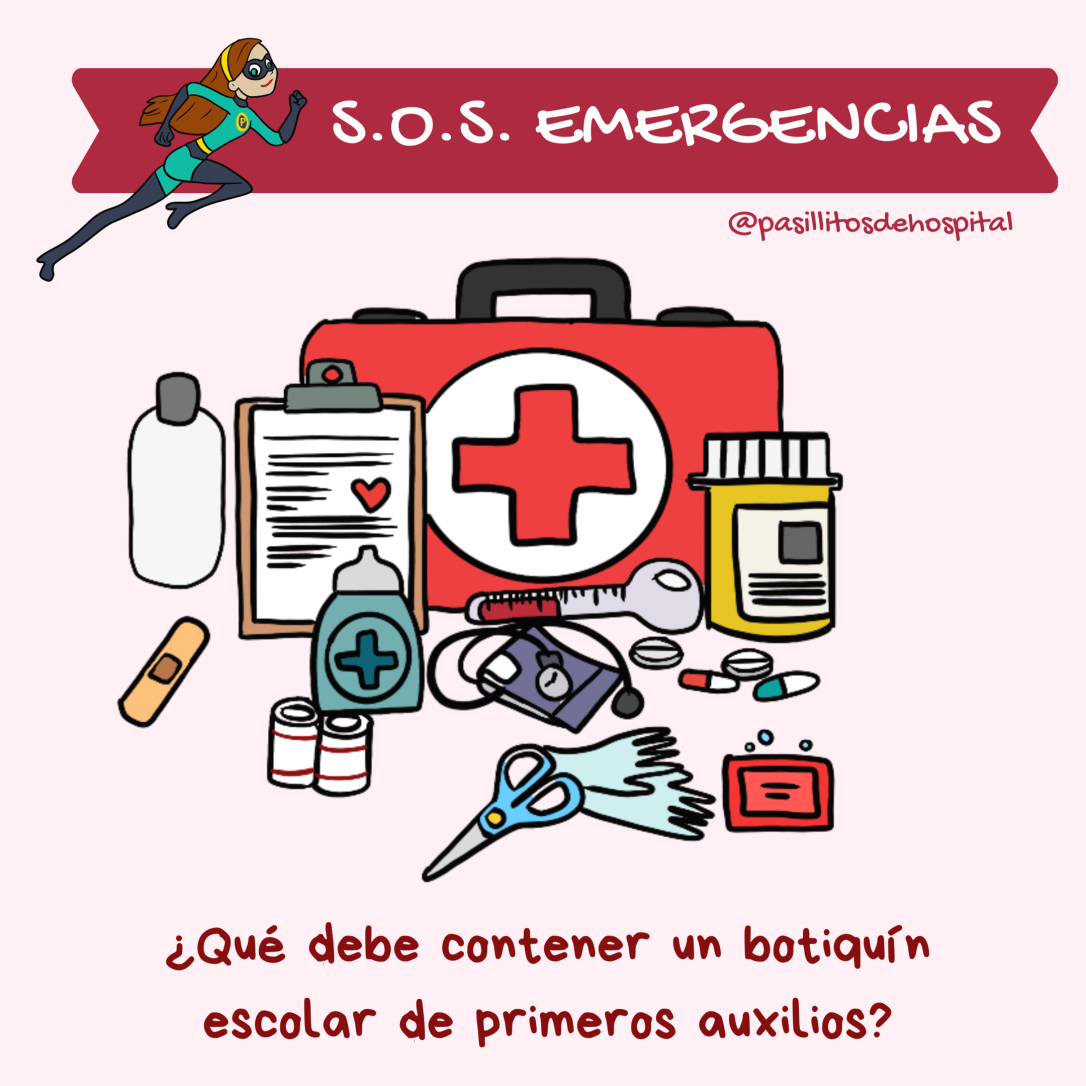 S.O.S. EMERGENCIAS: debe contener un escolar de primeros auxilios? – Hospital